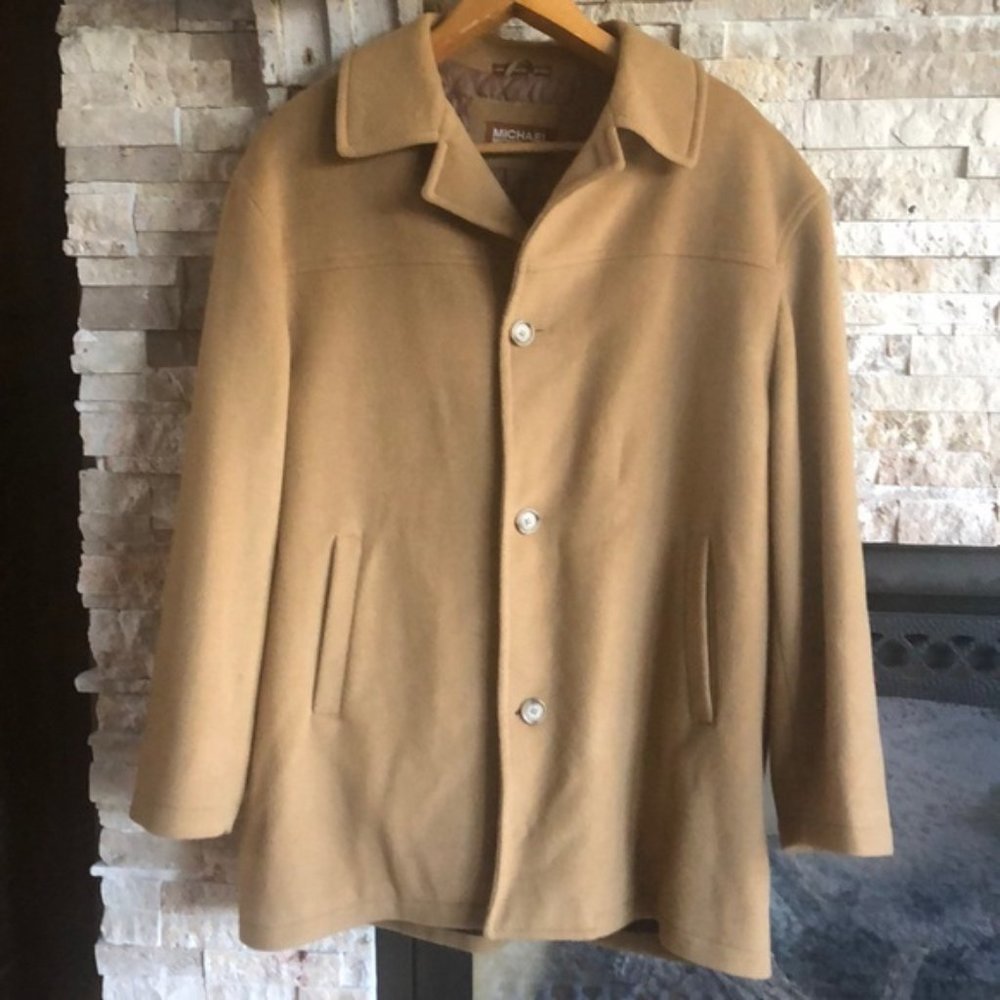 Michael Kors camel pea  winter coat